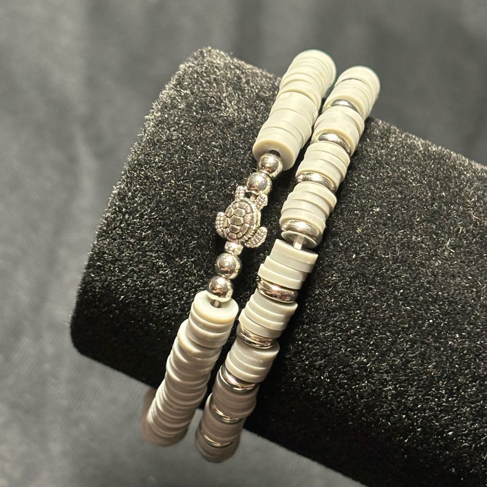 🐠 New handmade Clay mix beads bracelet